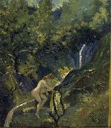 Louis Michel Eilshemius Nude Ascending oil on canvas